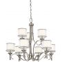 Lampa wisząca x40 W biała KLLACEY9AP Elstead Lighting Lacey zdj.1