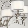 Lampa wisząca x40 W biała KLLACEY9AP Elstead Lighting Lacey zdj.4