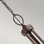 Lampa wisząca x40 W brązowa-kremowa KLLACEY9MB Elstead Lighting Lacey zdj.5