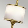 Kinkiet 2x3 W mosiądz KLMONASNBR Elstead Lighting Mona zdj.5