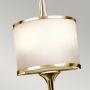 Kinkiet 2x3 W mosiądz KLMONASPB Elstead Lighting Mona zdj.3