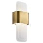 Kinkiet 1x16 W mosiądz KLSERENELEDWNBR Elstead Lighting Serene zdj.1
