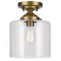 Lampa podsufitowa 1x W mosiądz-przezroczysta KLWINSLOWSFNBR Elstead Lighting Winslow zdj.1