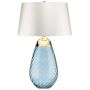 Lampa stołowa 2x60 W niebieska-satyna LENATLLBLUEOWSS Elstead Lighting Lena zdj.4