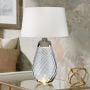 Lampa stołowa 2x60 W satyna LENATLLSMOKEOWSS Elstead Lighting Lena zdj.2