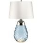 Lampa stołowa 1x60 W niebieska-satyna LENATLSBLUEOWSS Elstead Lighting Lena zdj.1