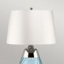 Lampa stołowa 1x60 W niebieska-satyna LENATLSBLUEOWSS Elstead Lighting Lena zdj.2