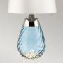 Lampa stołowa 1x60 W niebieska-satyna LENATLSBLUEOWSS Elstead Lighting Lena zdj.3