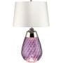Lampa stołowa 1x60 W fioletowa-satyna LENATLSPLUMOWSS Elstead Lighting Lena zdj.1