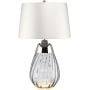 Lampa stołowa 1x60 W satyna LENATLSSMOKEOWSS Elstead Lighting Lena zdj.1
