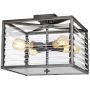 Lampa podsufitowa 4x60 W szara LOUVRE4F Elstead Lighting Louvre zdj.1