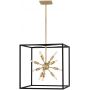 Lampa wisząca x40 W czarna-mosiądz QNAROS12P Quintiesse Aros zdj.1