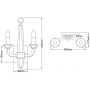 Kinkiet 2x60 W nikiel QNASCHER2 Quintiesse Ascher zdj.2