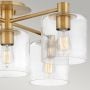 Lampa podsufitowa 5x60 W mosiądz QNAXEL5HB Quintiesse Axel zdj.4