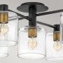 Lampa podsufitowa x60 W czarna-mosiądz QNAXEL7BK Quintiesse Axel zdj.2