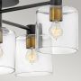 Lampa podsufitowa x60 W czarna-mosiądz QNAXEL7BK Quintiesse Axel zdj.4