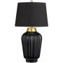 Lampa stołowa 1x60 W czarna-mosiądz QNBEXLEYTLBKBB Quintiesse Bexley zdj.1