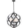 Lampa wisząca 4x40 W czarna-opal QNBLACKSMITH4POBK Quintiesse Blacksmith zdj.1