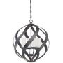 Lampa wisząca 4x40 W czarna-opal QNBLACKSMITH4POBK Quintiesse Blacksmith zdj.4