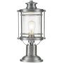 Lampa stojąca zewnętrzna 1x60 W przezroczysta-aluminium QNBOOKER3MIA Quintiesse Booker zdj.1