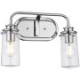 Kinkiet 2x40 W chrom-przezroczysty QNBRAELYN2PC Quintiesse Braelyn zdj.1