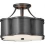 Lampa podsufitowa 2x60 W czarna QNCHANCESFSBLB Quintiesse Chance zdj.1