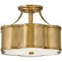 Lampa podsufitowa 2x60 W mosiądz QNCHANCESFSHB Quintiesse Chance zdj.1