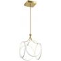 Lampa wisząca 1x45 W złota QNCIRIPWH Quintiesse Ciri zdj.1