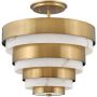 Lampa podsufitowa 3x40 W mosiądz QNECHELONSF Quintiesse Echelon zdj.1