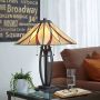 Lampa stołowa 2x60 W bursztynowa-kremowa-czerwona QZASHEVILLETL Elstead Lighting Asheville zdj.5
