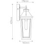 Kinkiet zewnętrzny 1x40 W czarny-mosiądz QZBUCKLEYMMBK Elstead Lighting Buckley zdj.2