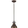 Lampa wisząca 1x60 W brązowa QZEMERYPSPN Elstead Lighting Emery zdj.1