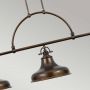 Lampa wisząca 3x60 W brązowa QZEMERY3PPN Elstead Lighting Emery zdj.3