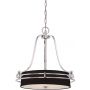 Lampa wisząca 4x60 W srebrna QZGOTHAMP Elstead Lighting Gotham zdj.1