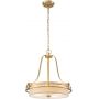 Lampa wisząca 4x60 W mosiądz QZGOTHAMPBB Elstead Lighting Gotham zdj.1