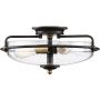 Lampa podsufitowa 3x60 W mosiądz-brązowa QZGRIFFINFCPNAB Elstead Lighting Griffin zdj.1