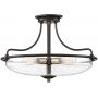 Lampa podsufitowa 3x60 W mosiądz-brązowa QZGRIFFINSFMCPNAB Elstead Lighting Griffin zdj.1