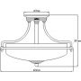 Lampa podsufitowa 3x60 W chrom QZGRIFFINSFSC Elstead Lighting Griffin zdj.2