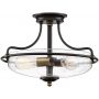 Lampa podsufitowa 3x60 W mosiądz-brązowa QZGRIFFINSFSCPNAB Elstead Lighting Griffin zdj.1