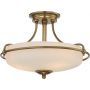 Lampa podsufitowa 3x60 W mosiądz QZGRIFFINSFSWS Elstead Lighting Griffin zdj.1
