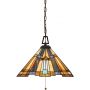 Lampa wisząca 3x60 W brązowa QZINGLENOOKPA Elstead Lighting Inglenook zdj.1