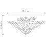 Lampa podsufitowa 2x60 W brązowa QZINGLENOOKSF Elstead Lighting Inglenook zdj.2