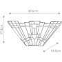 Kinkiet 2x60 W brązowy QZINGLENOOKWU Elstead Lighting Inglenook zdj.2