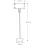 Lampa stojąca 2x60 W miedź QZLAGUNAFLA Elstead Lighting Laguna zdj.2