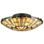 Lampa podsufitowa 2x60 W multikolor QZREEDFVB Elstead Lighting Reed zdj.1