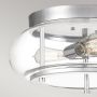 Plafon 3x40 W chrom QZTRILOGYFMBATH Elstead Lighting Trilogy zdj.3