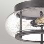 Plafon 3x40 W brązowy QZTRILOGYFMOZ Elstead Lighting Trilogy zdj.3