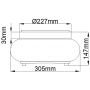 Plafon 2x40 W brązowy QZTRILOGYFSOZ Elstead Lighting Trilogy zdj.2
