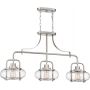 Lampa wisząca 3x60 W nikiel QZTRILOGYISLEBN Elstead Lighting Trilogy zdj.1