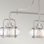 Lampa wisząca 3x60 W nikiel QZTRILOGYISLEBN Elstead Lighting Trilogy zdj.5